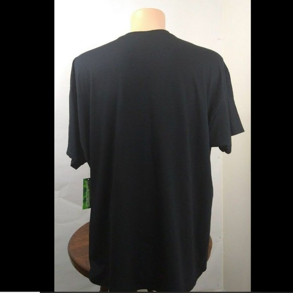 Irish Dragon Cross Black T-Shirt Side S - Picture 15 of 16